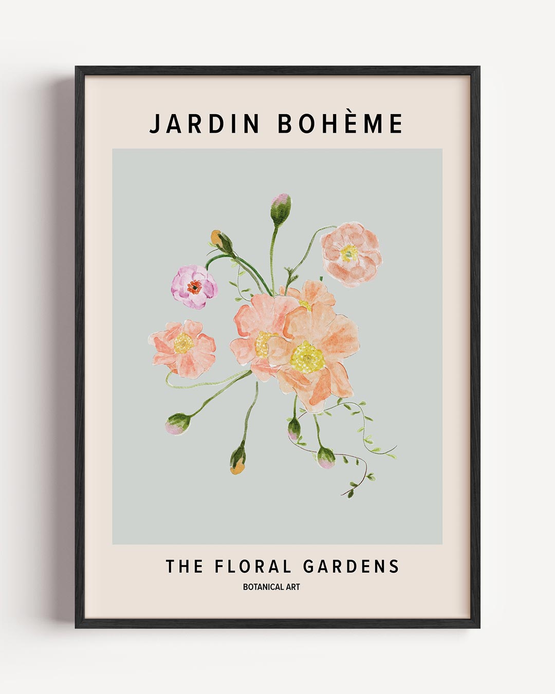 Botanische Bloemenpracht Poster-WallArtistic