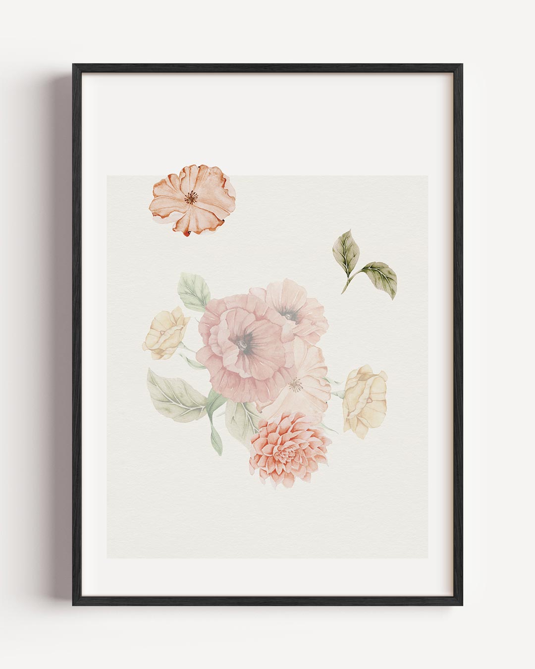 Elegante Bloemenpracht Poster-WallArtistic