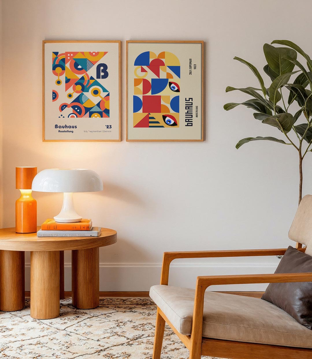 Vorm en kleurenspel Posterset