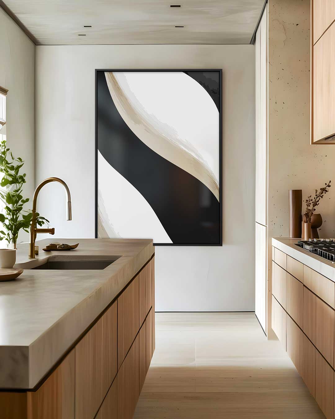 Golven van Rust Kunstwerk-canvas-dibond-plexiglas-wanddecoratie-WallArtistic