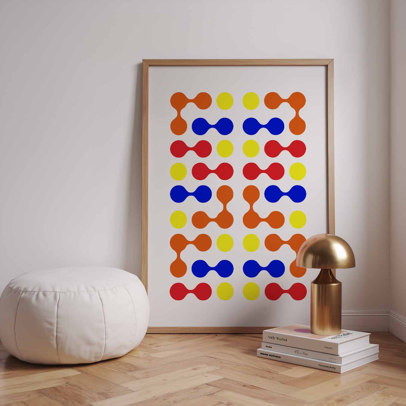 Kleurrijke Abstracte Vormposter