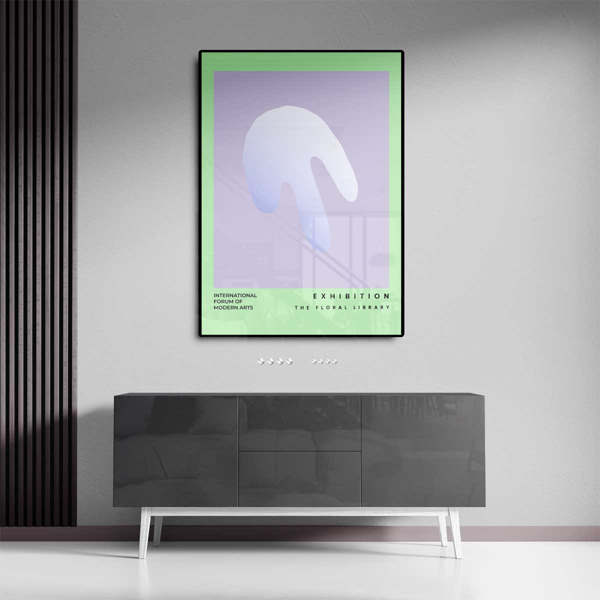Abstracte Bloemimpressie Kunstwerk-canvas-dibond-plexiglas-wanddecoratie-WallArtistic