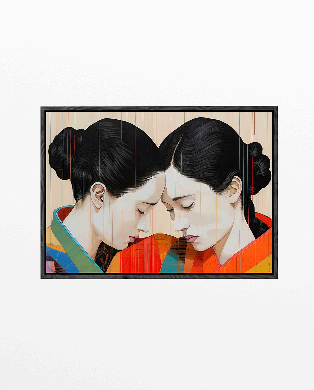 Intieme portretten Kunstwerk