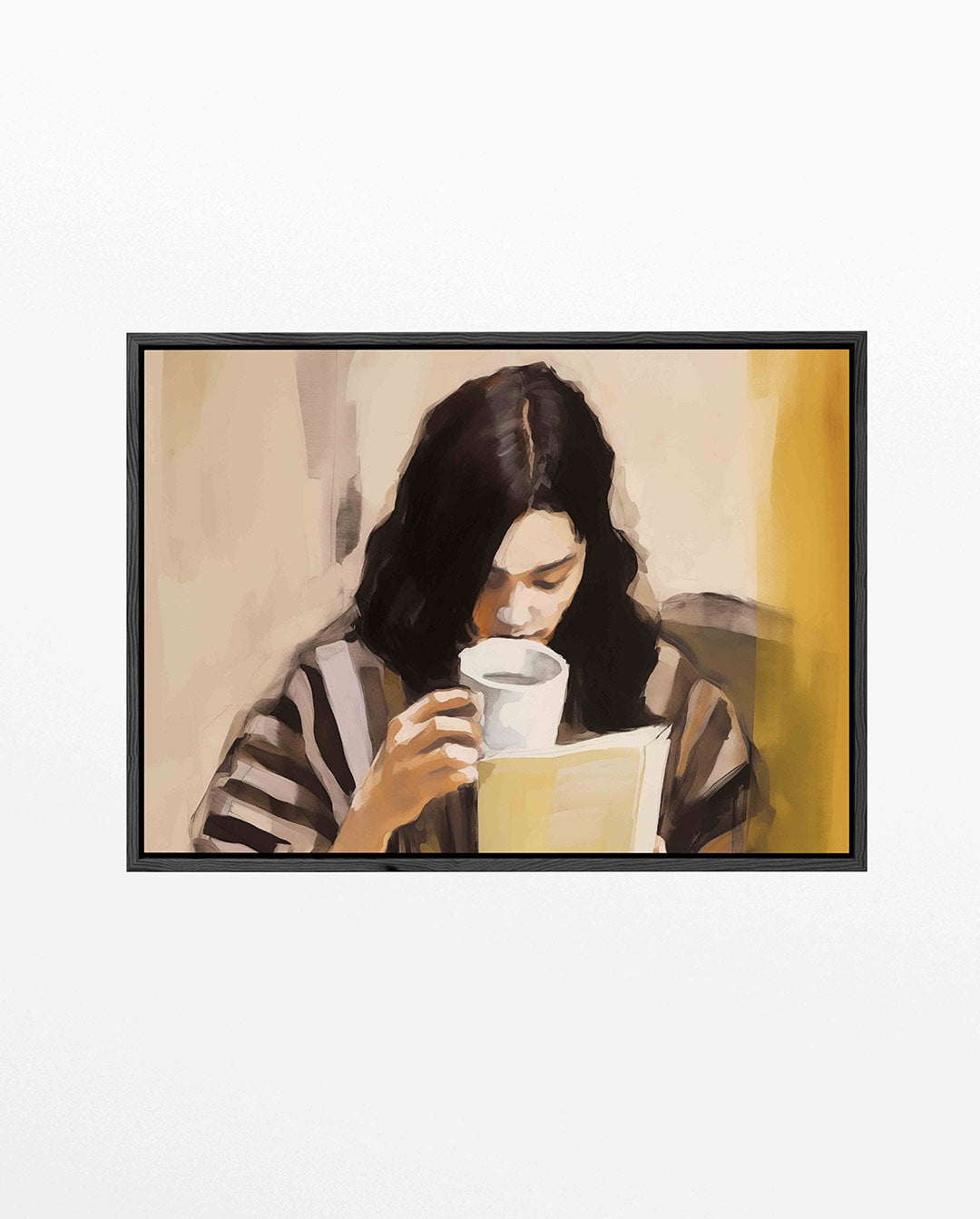 Intieme leesmoment Kunstwerk