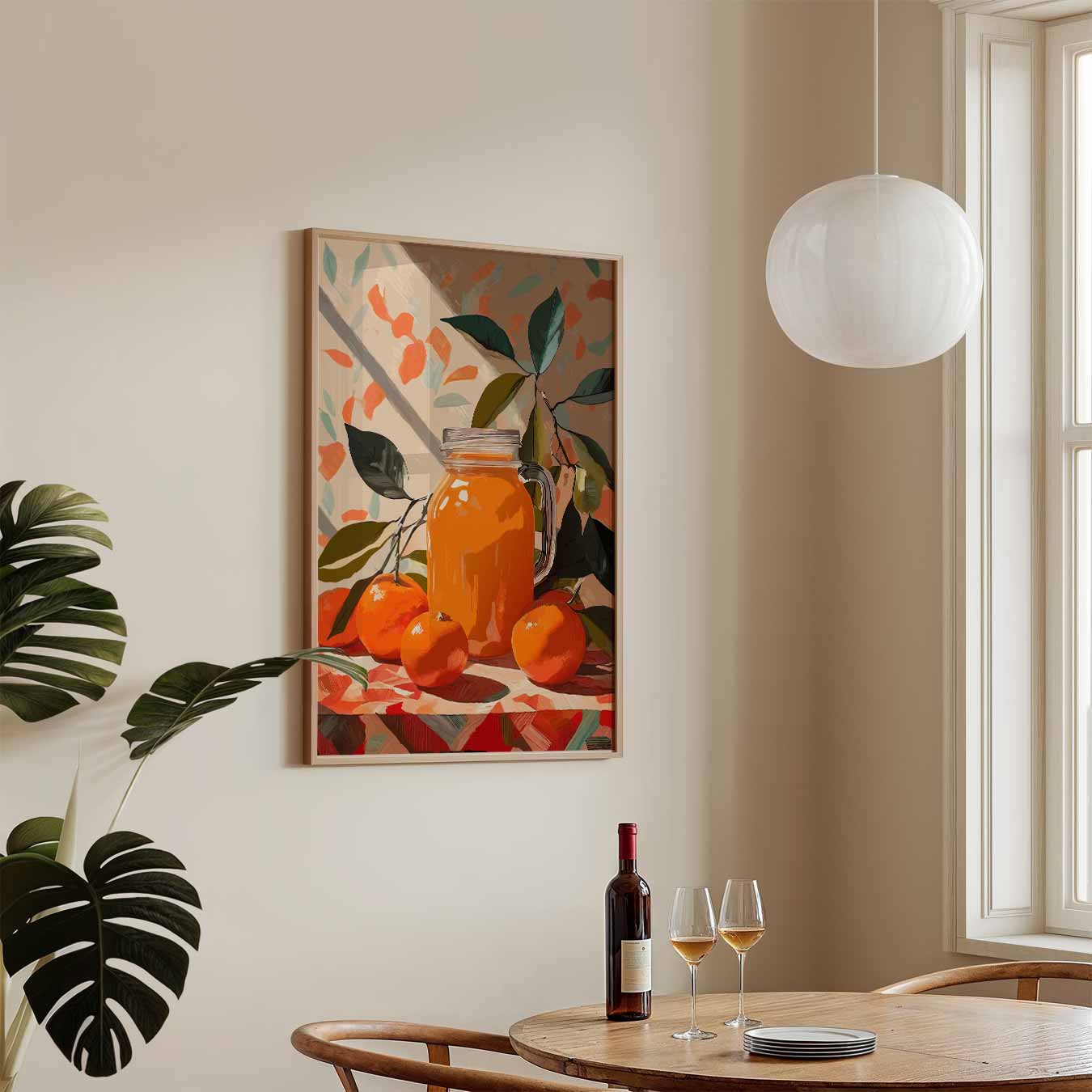 Zonnige Citrus Frisheid Poster