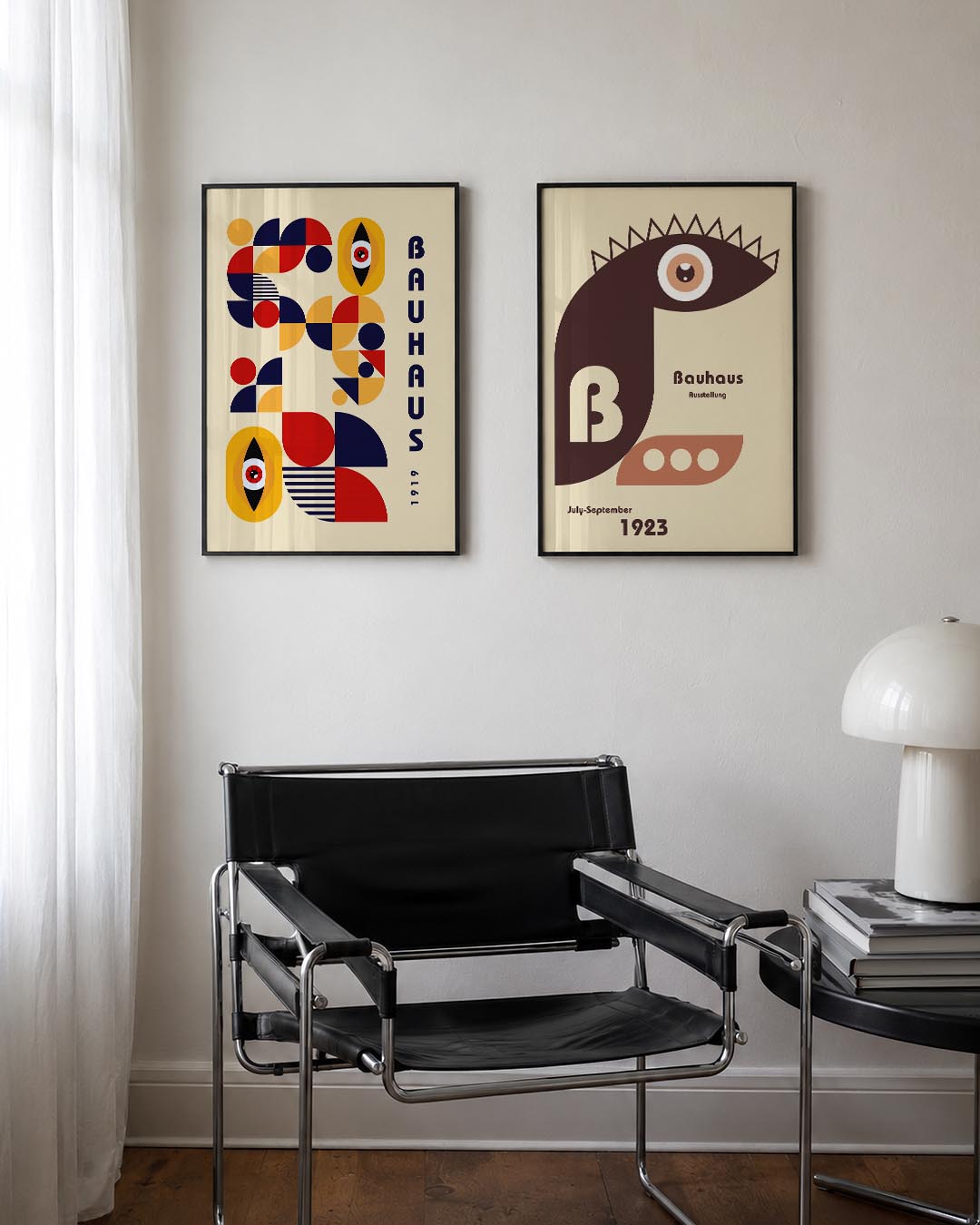 Vormenspel en kleur Posterset