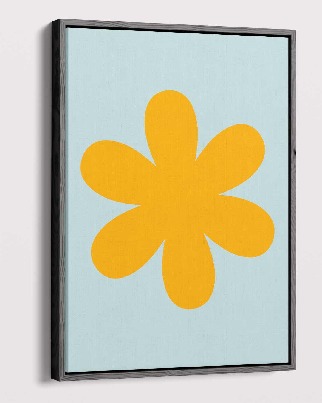 Speelse Bloem in Vrolijke Kleuren Kunstwerk-canvas-dibond-plexiglas-wanddecoratie-WallArtistic