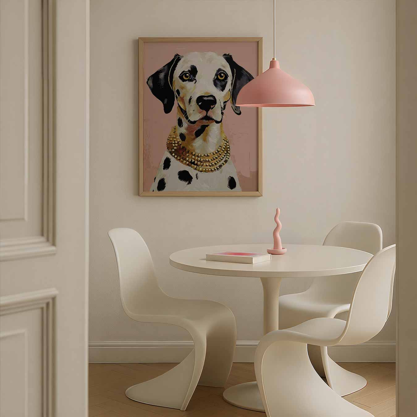 Stijlvolle Dalmatier Portret Poster