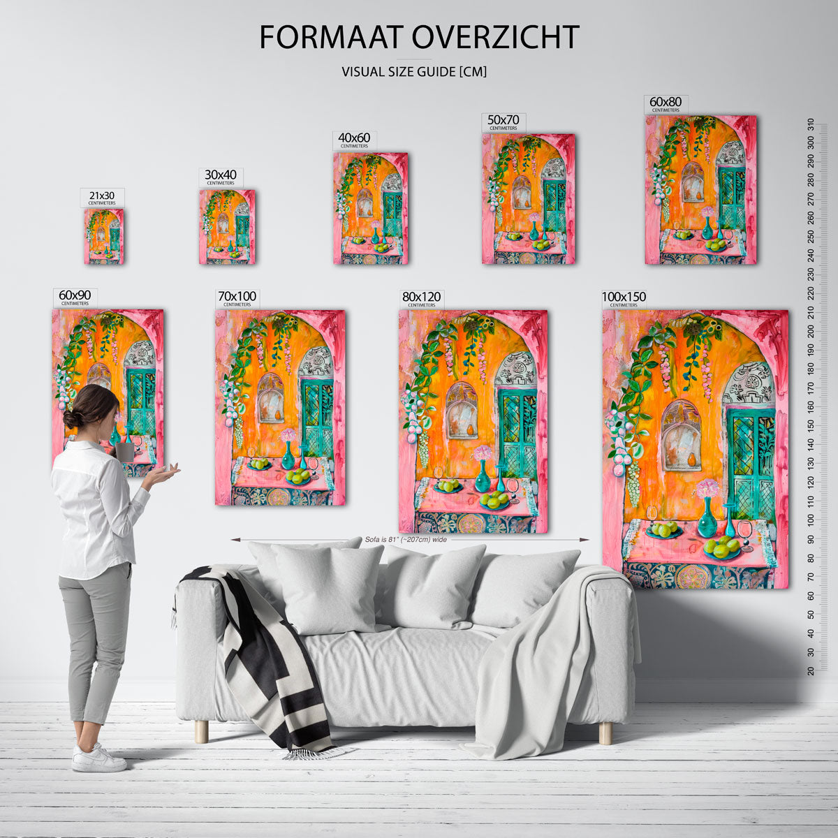 Fruit en bloemen Poster