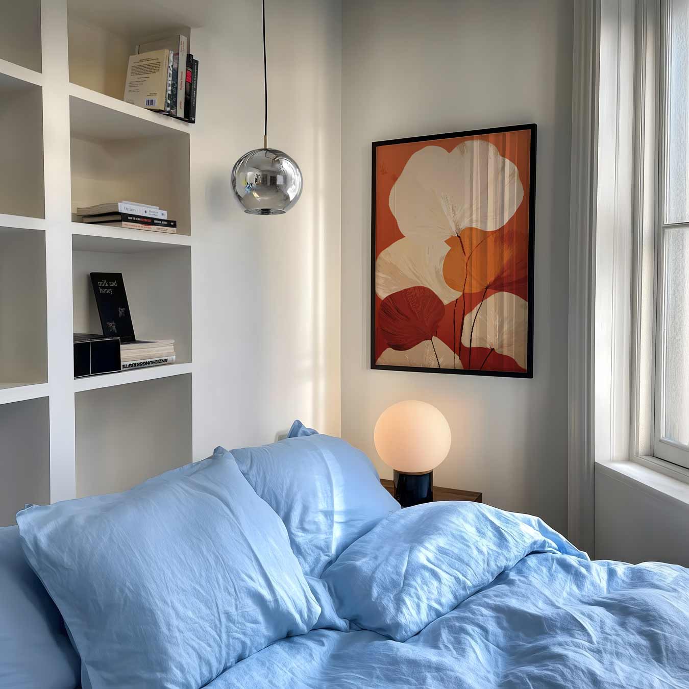 Bloemenpracht in Warme Kleuren Poster