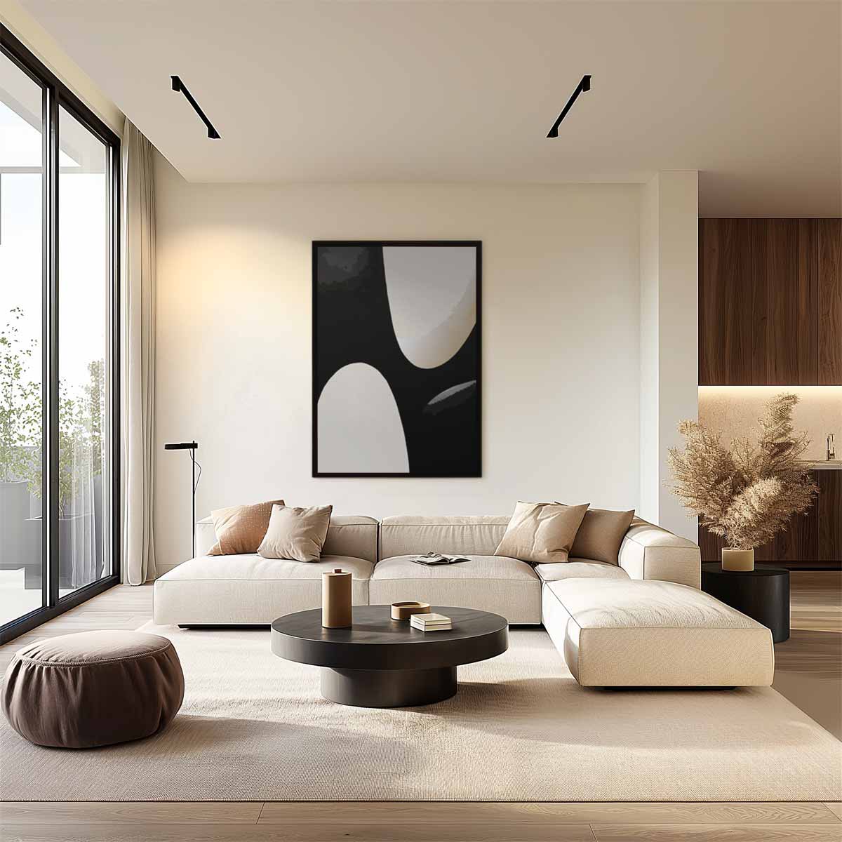 Abstracte Elegantie Kunstwerk-canvas-dibond-plexiglas-wanddecoratie-WallArtistic
