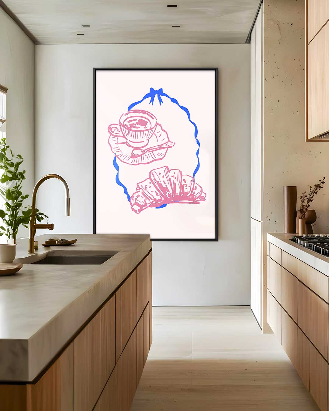 Ontbijt Moment Kunstwerk-canvas-dibond-plexiglas-wanddecoratie-WallArtistic