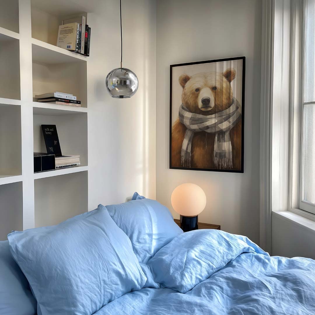 Warme Knuffelbeer Poster-WallArtistic