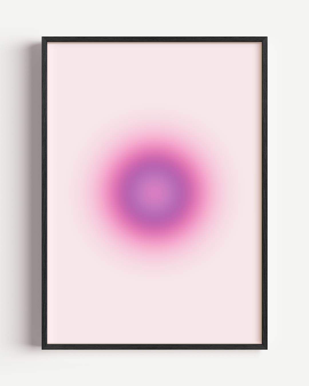 Roze Aquarel Cirkel Poster