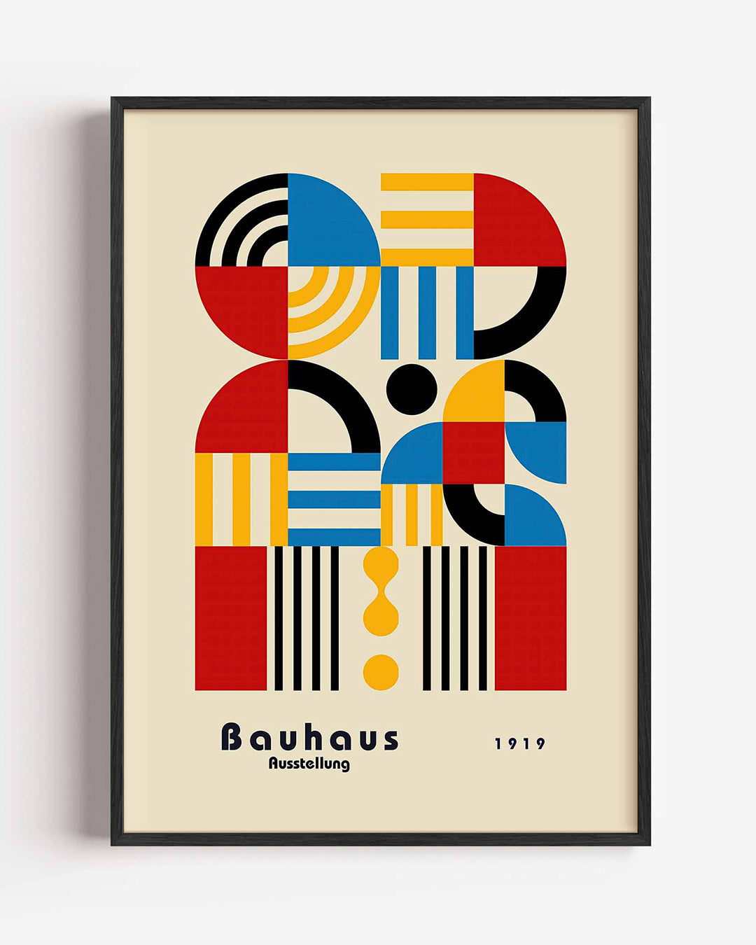 Vormen en kleurvlakken Poster