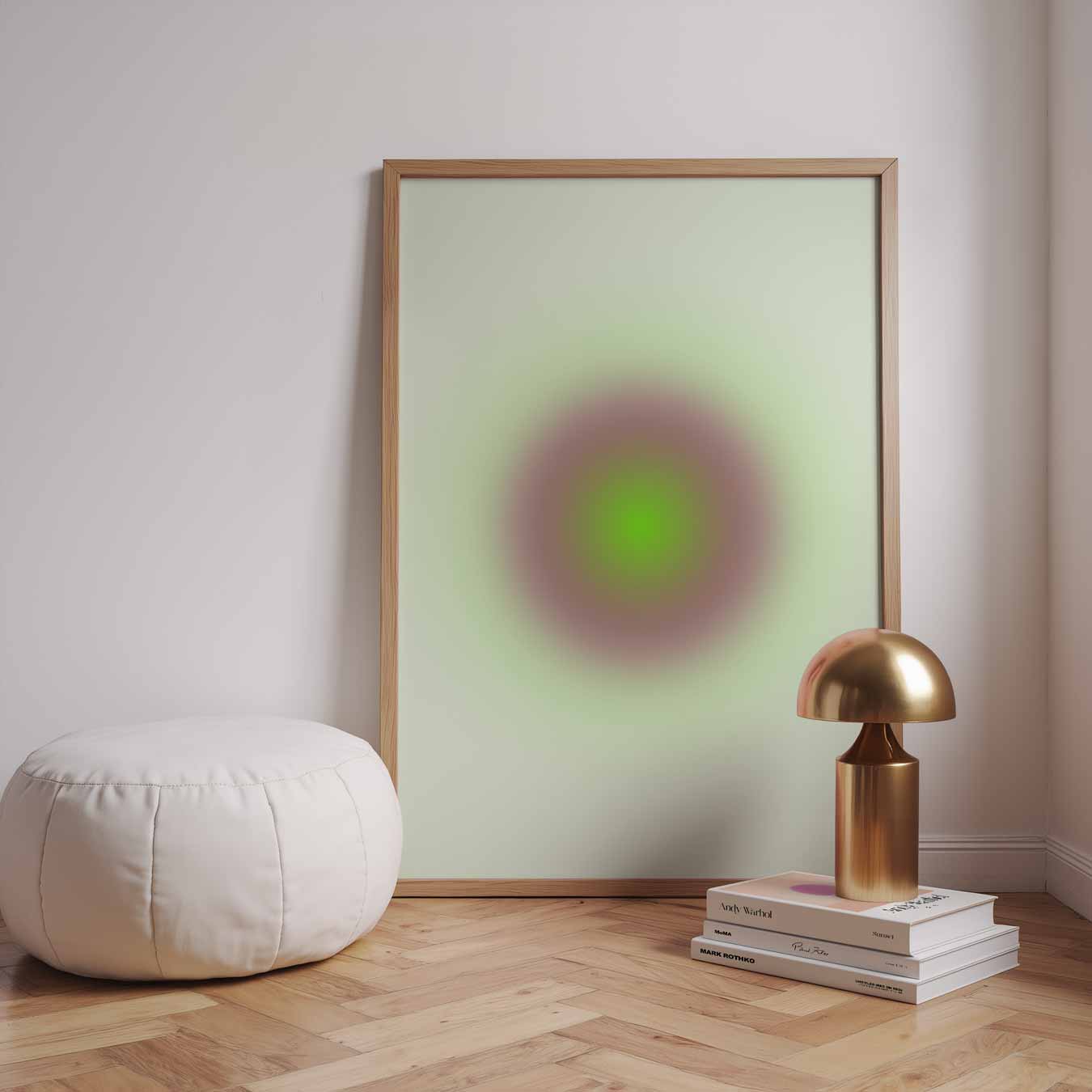 Stralende Aura Mandala Poster