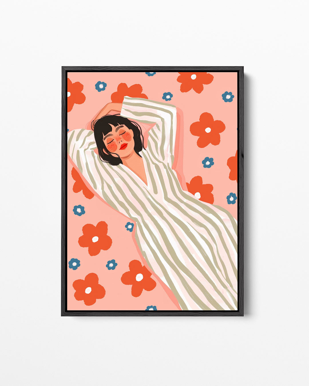 Dromerige bloemen Kunstwerk