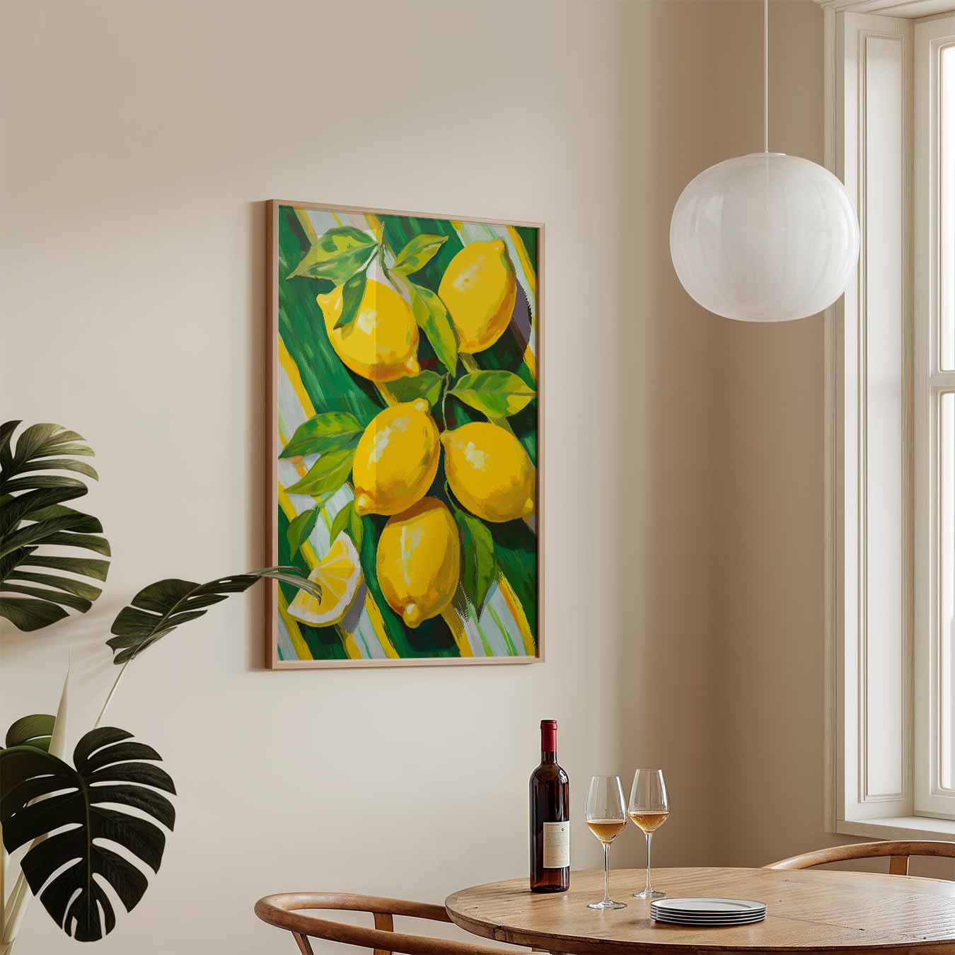 Vrolijke Citroen Oogst Poster