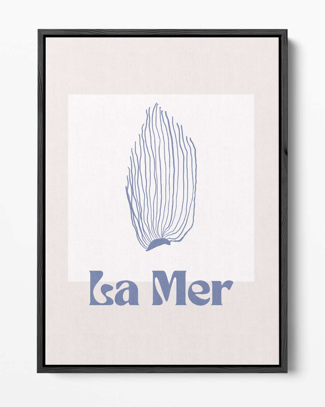 La Mer Zeewierprint Kunstwerk-canvas-dibond-plexiglas-wanddecoratie-WallArtistic