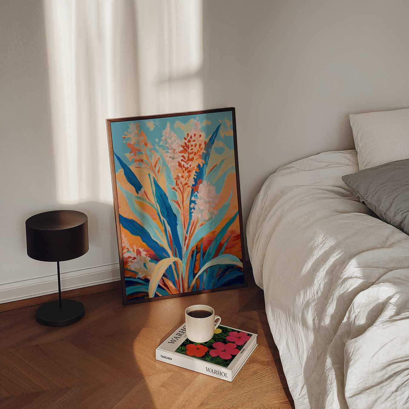 Kleurrijke Bloemen Fantasie Poster