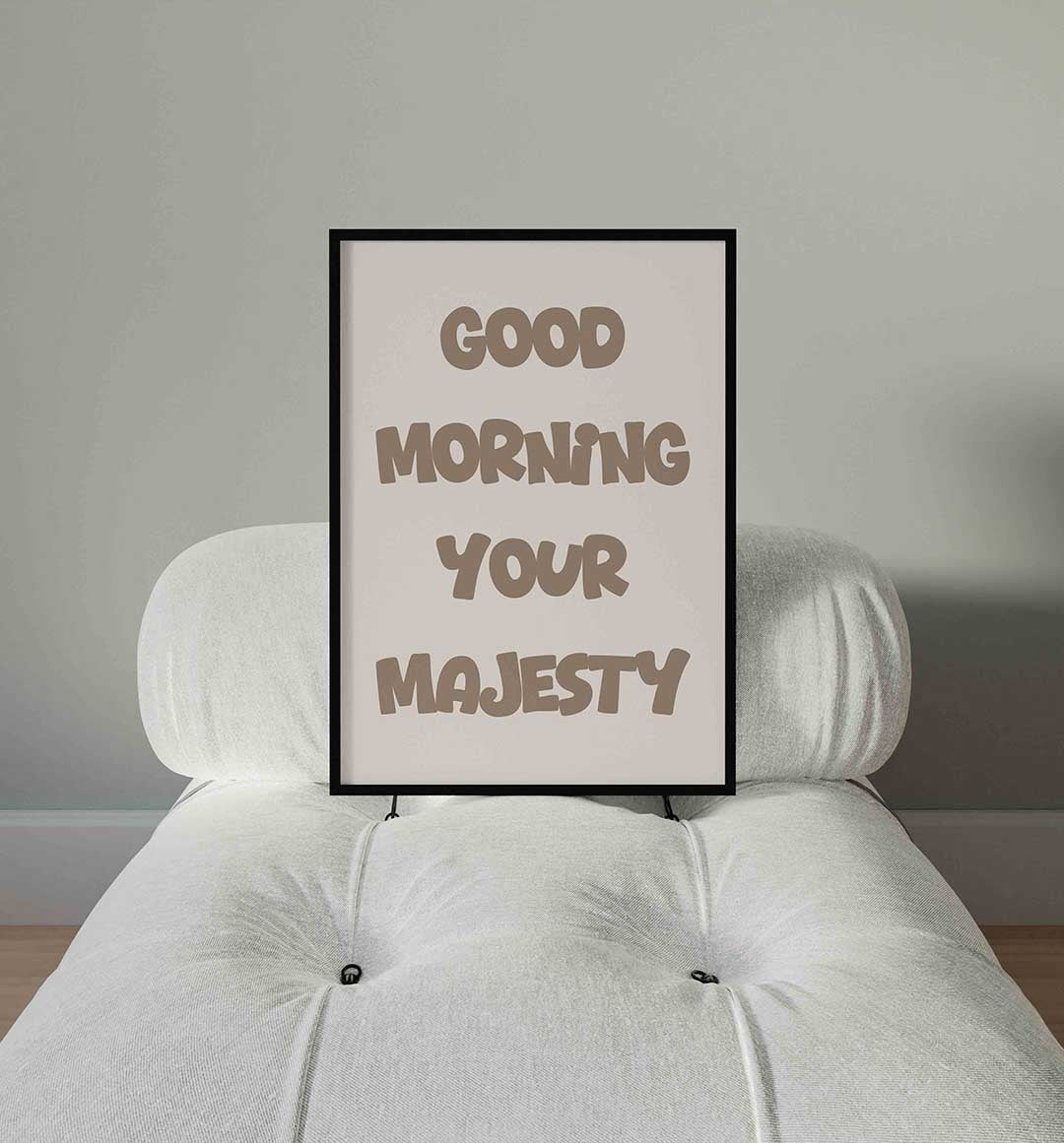 Good morning tekst Poster