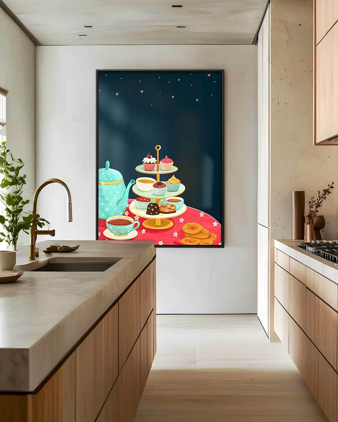 Afternoon Tea Delights Kunstwerk-canvas-dibond-plexiglas-wanddecoratie-WallArtistic