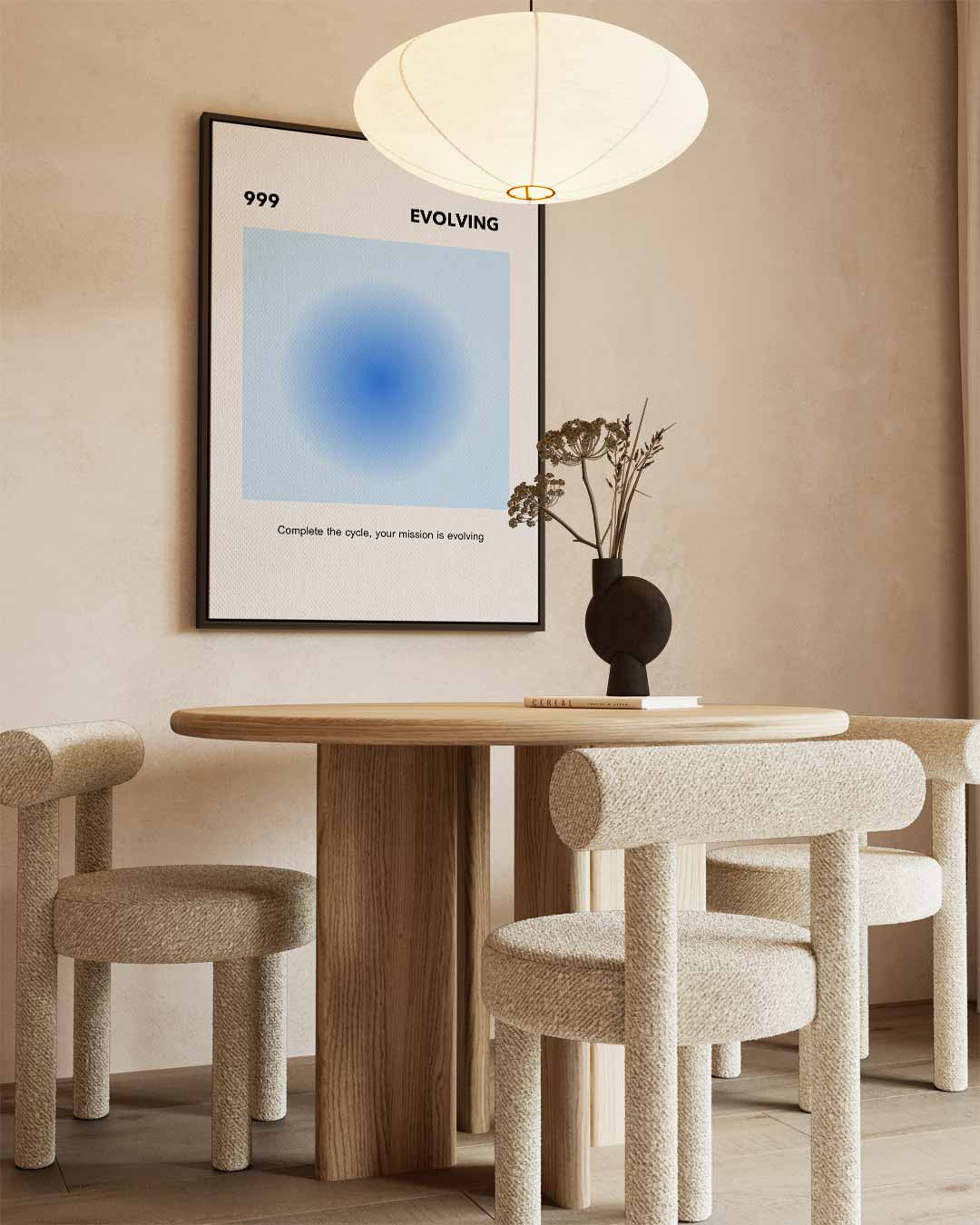 Evoluerend Blauw Kunstwerk-canvas-dibond-plexiglas-wanddecoratie-WallArtistic