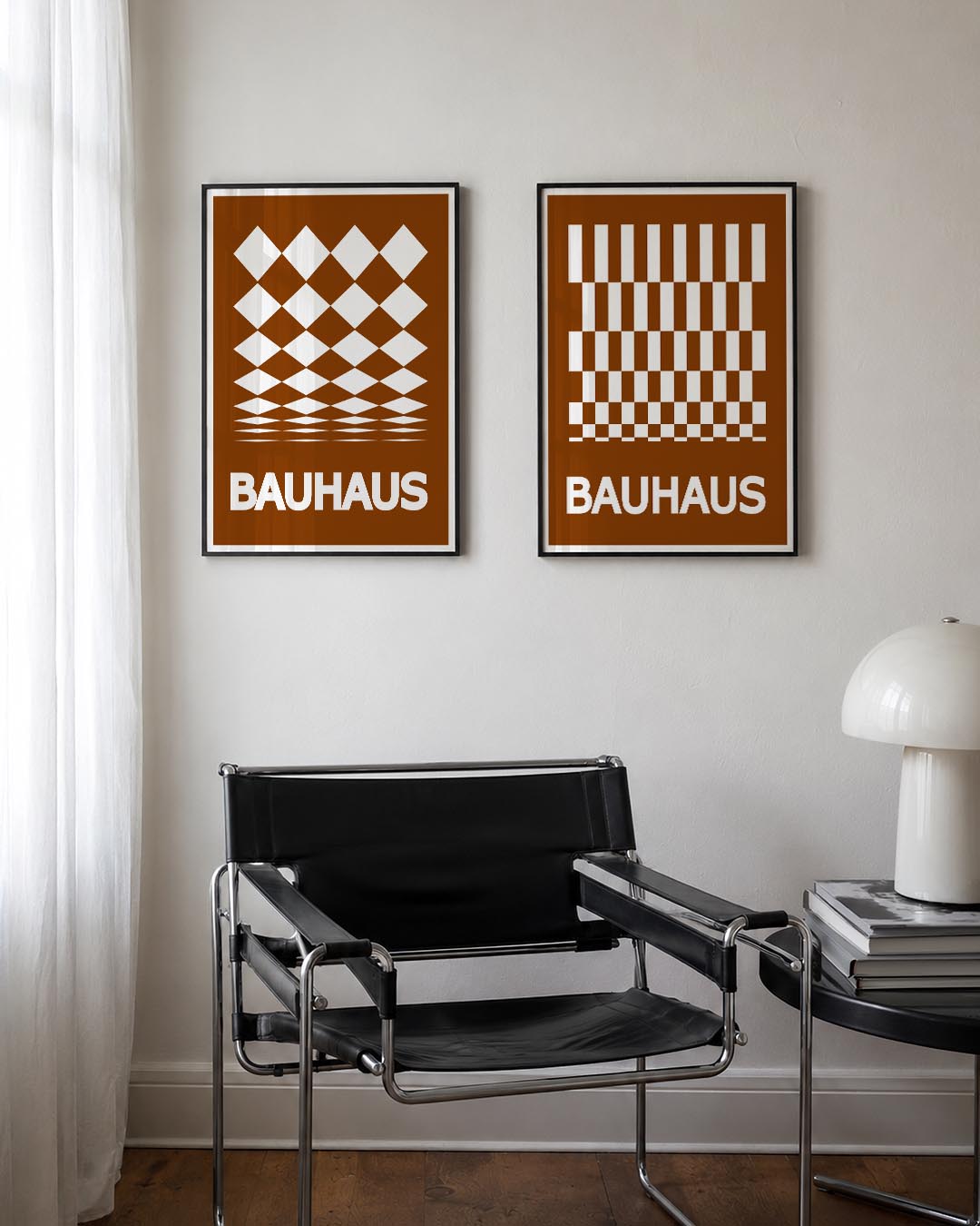 Ruitvormige herhaling Posterset
