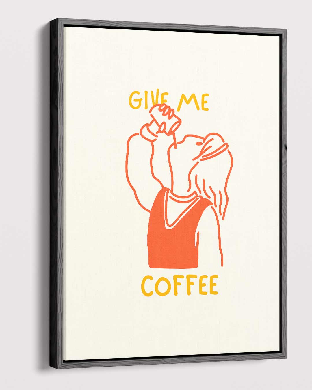 Koffie Avonturier Kunstwerk Kunstwerk-canvas-dibond-plexiglas-wanddecoratie-WallArtistic