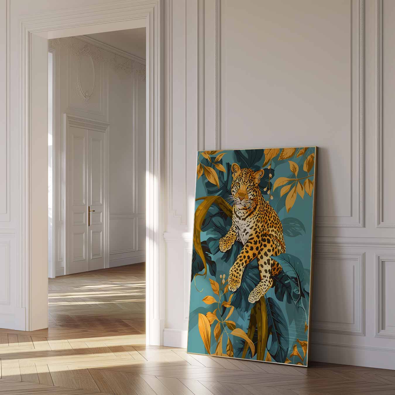 Tropische Luipaard Poster