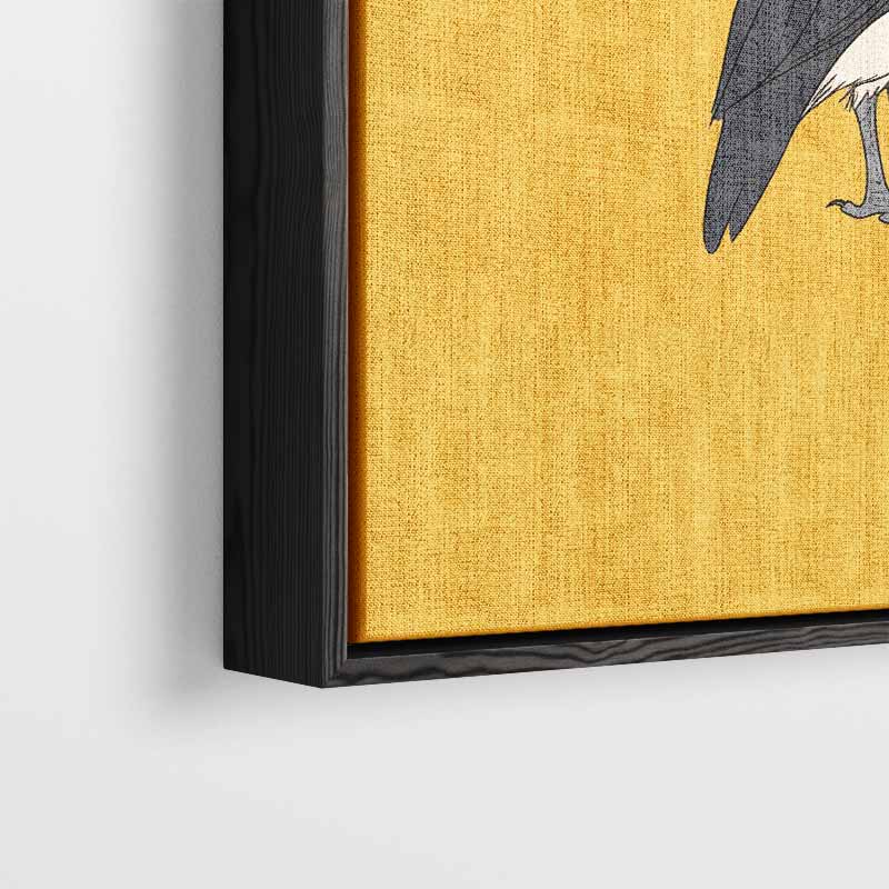 Kleurrijke Toekan Illustratie Kunstwerk-canvas-dibond-plexiglas-wanddecoratie-WallArtistic