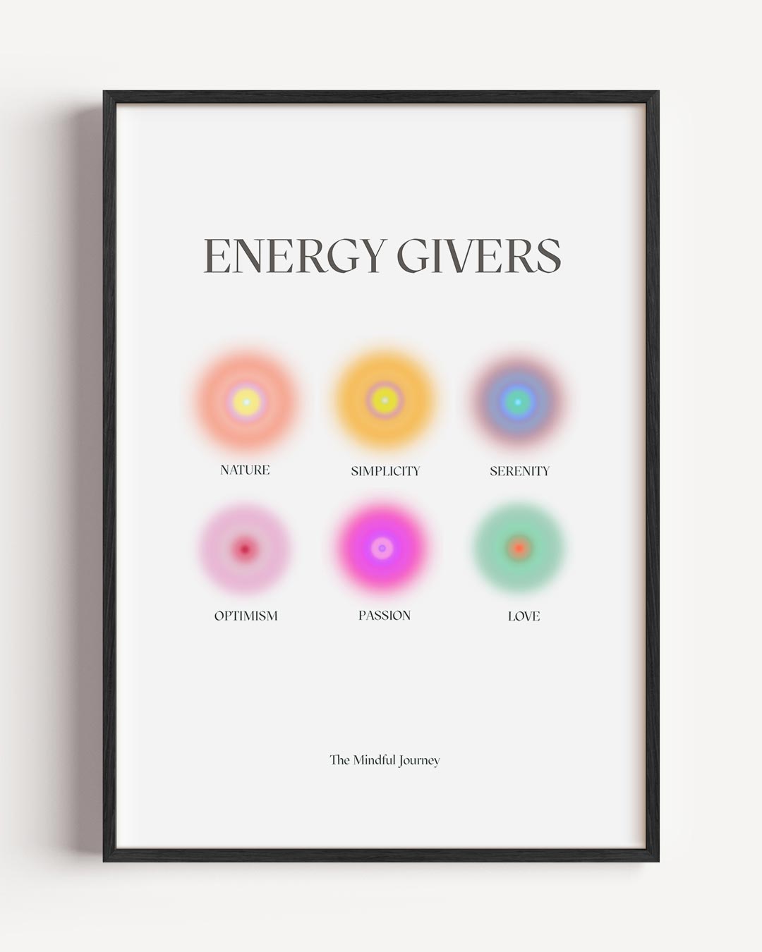 Inspirerende Energiegevers Poster-WallArtistic
