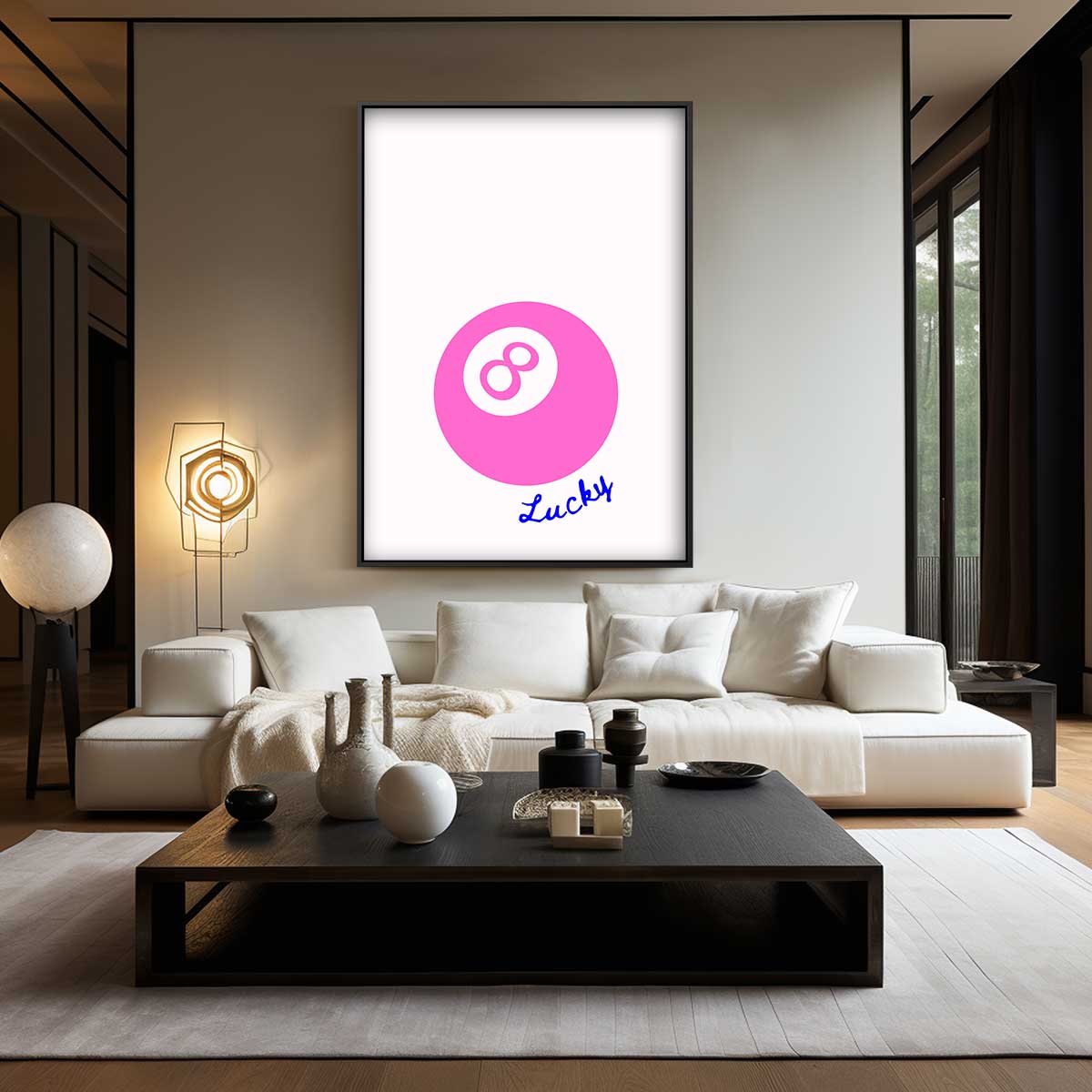 Geluksbal 8 Kunstwerk-canvas-dibond-plexiglas-wanddecoratie-WallArtistic
