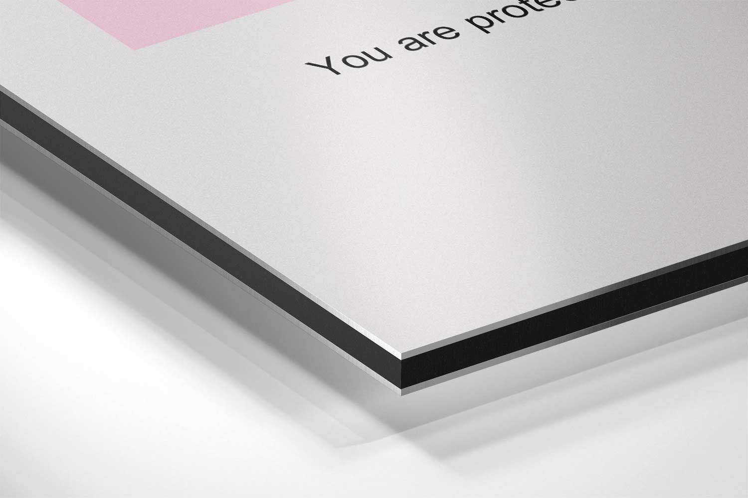 Stabiliteit in Roze - Engelengetal 444 Kunstwerk-canvas-dibond-plexiglas-wanddecoratie-WallArtistic