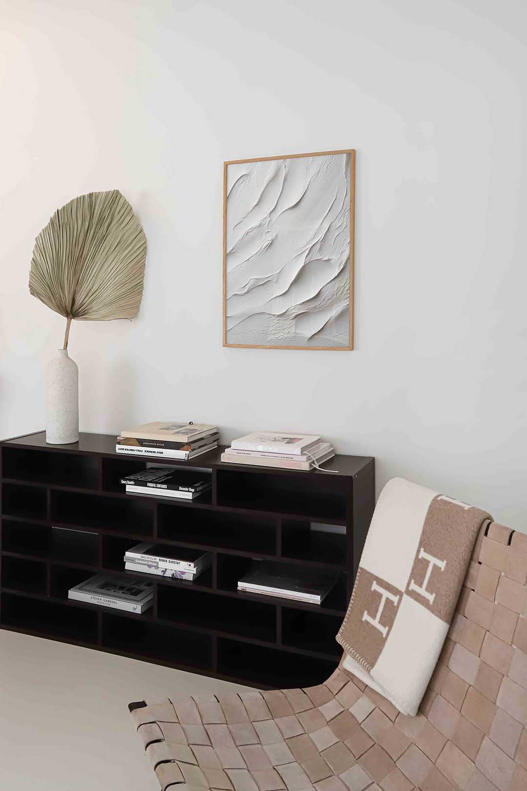 Witte textuur Poster