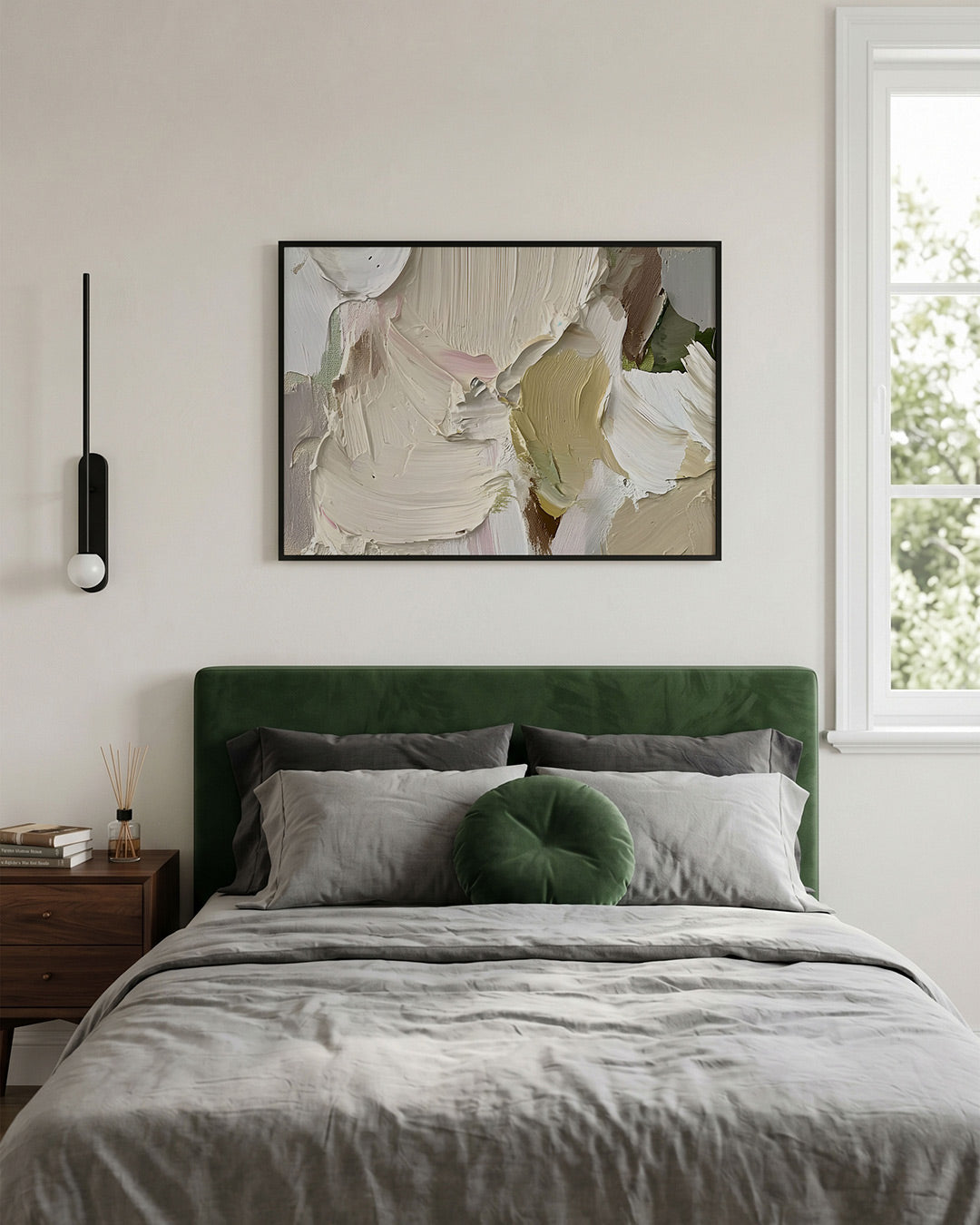 Abstracte beige textuur Poster