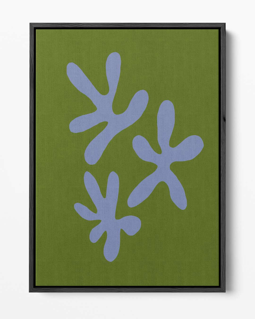 Vrolijke Vormen Op Groen Kunstwerk-canvas-dibond-plexiglas-wanddecoratie-WallArtistic