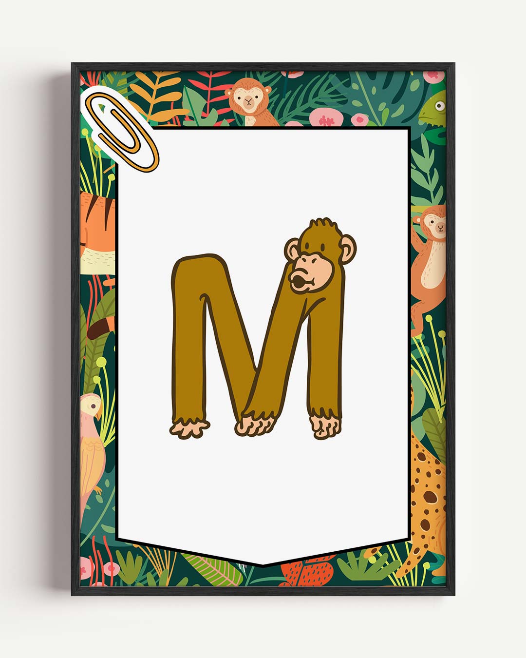Jungle Avonturen ABC Poster