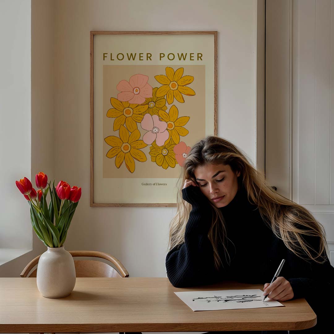 Flower Power Poster-WallArtistic