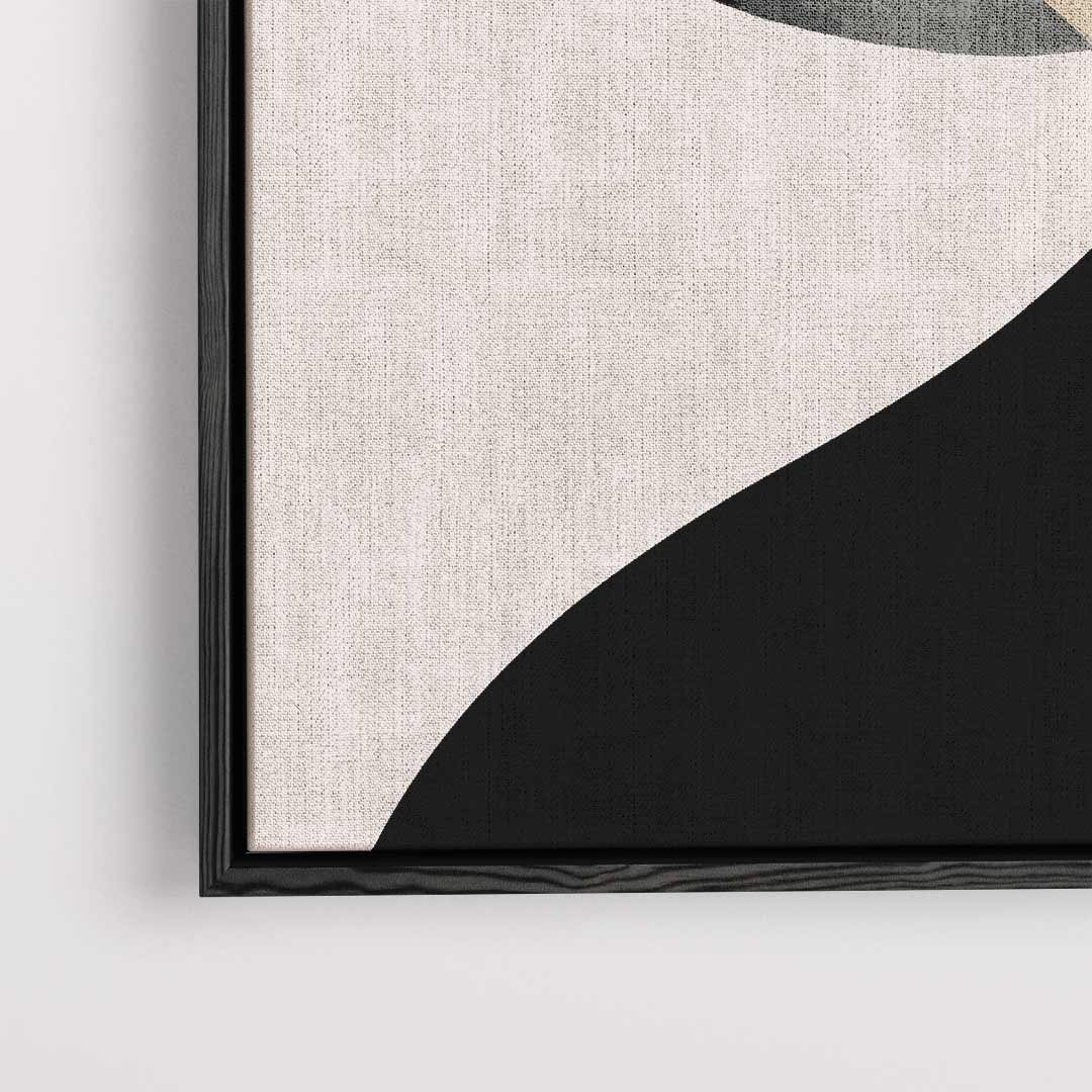 Elegante Abstracte Golf Kunstwerk-canvas-dibond-plexiglas-wanddecoratie-WallArtistic