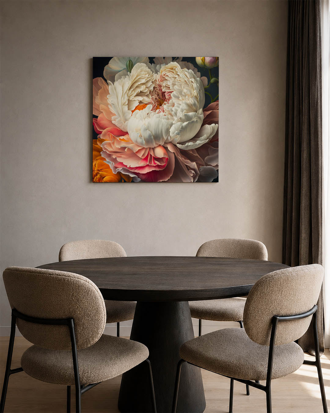 Bloemrijke harmonie Kunstwerk
