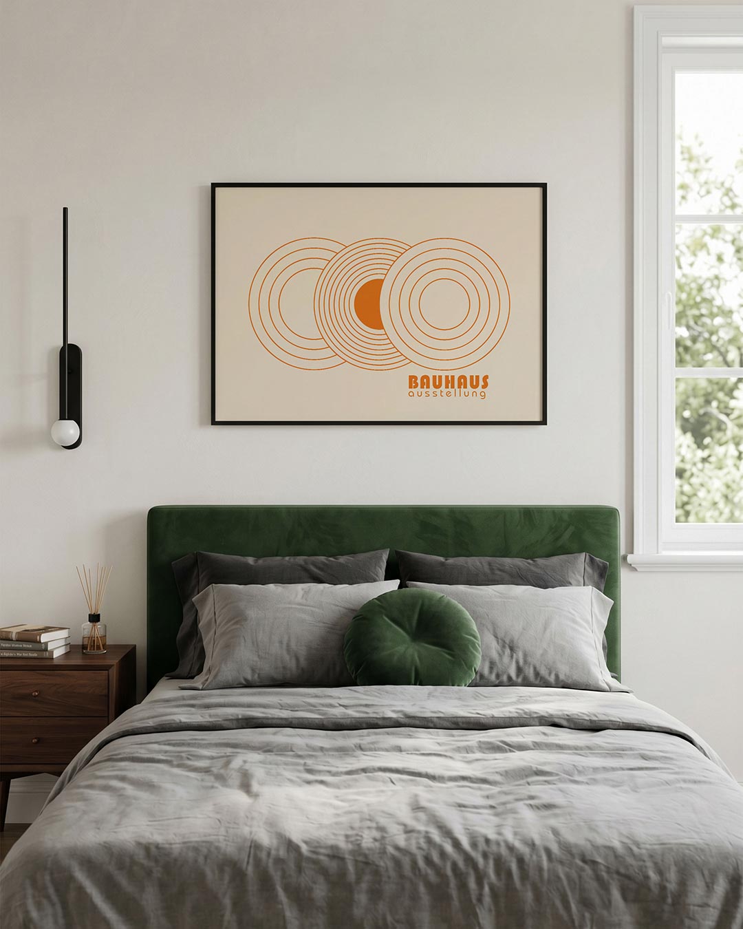 Cirkelvormen en lijnen Poster