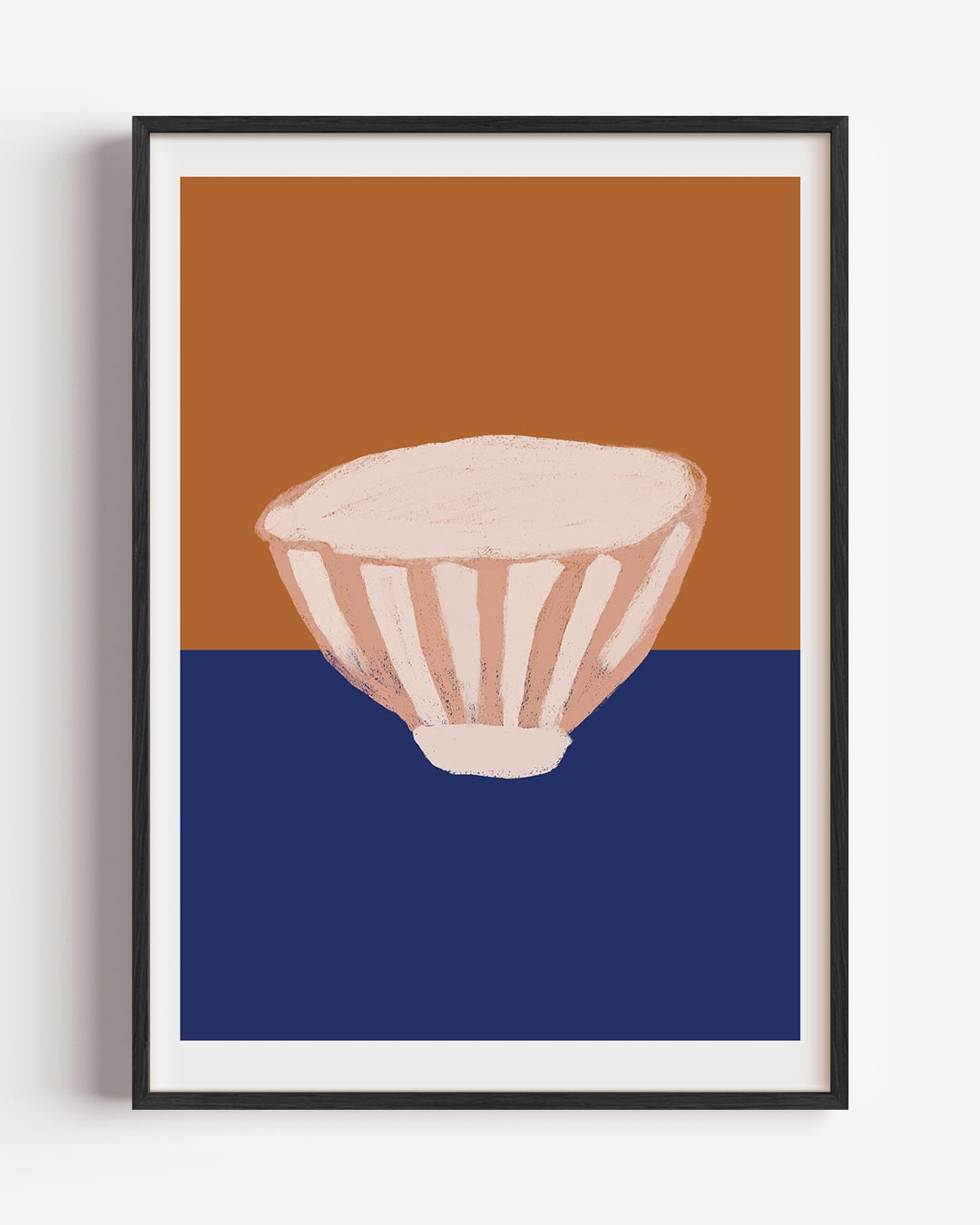 Creatieve Kom in Abstracte Kleuren Poster-WallArtistic