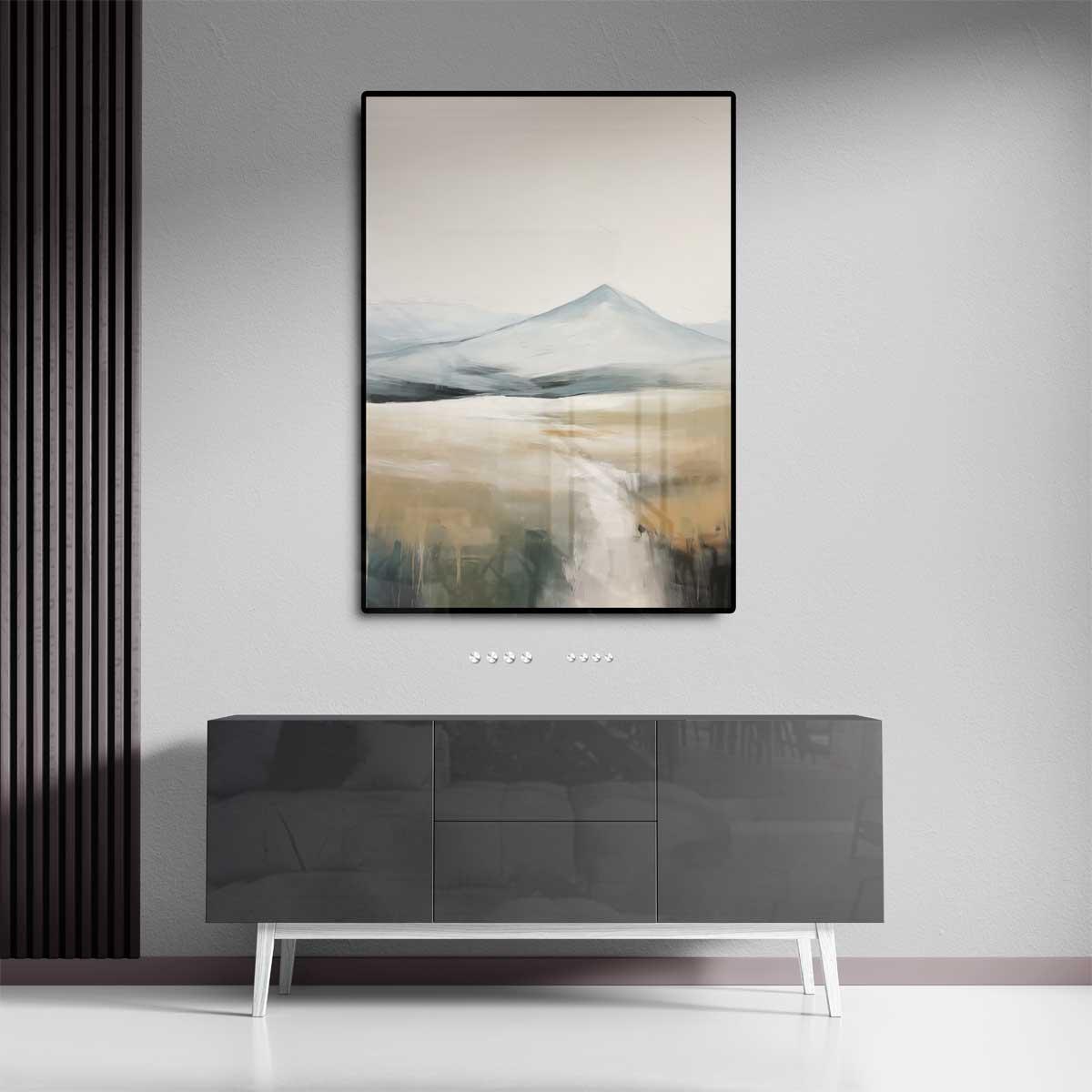 Hemelse Bergtaferelen Kunstwerk-canvas-dibond-plexiglas-wanddecoratie-WallArtistic