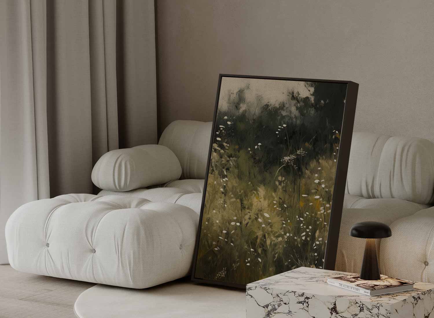 Betoverend Bloemenveld Kunstwerk-canvas-dibond-plexiglas-wanddecoratie-WallArtistic
