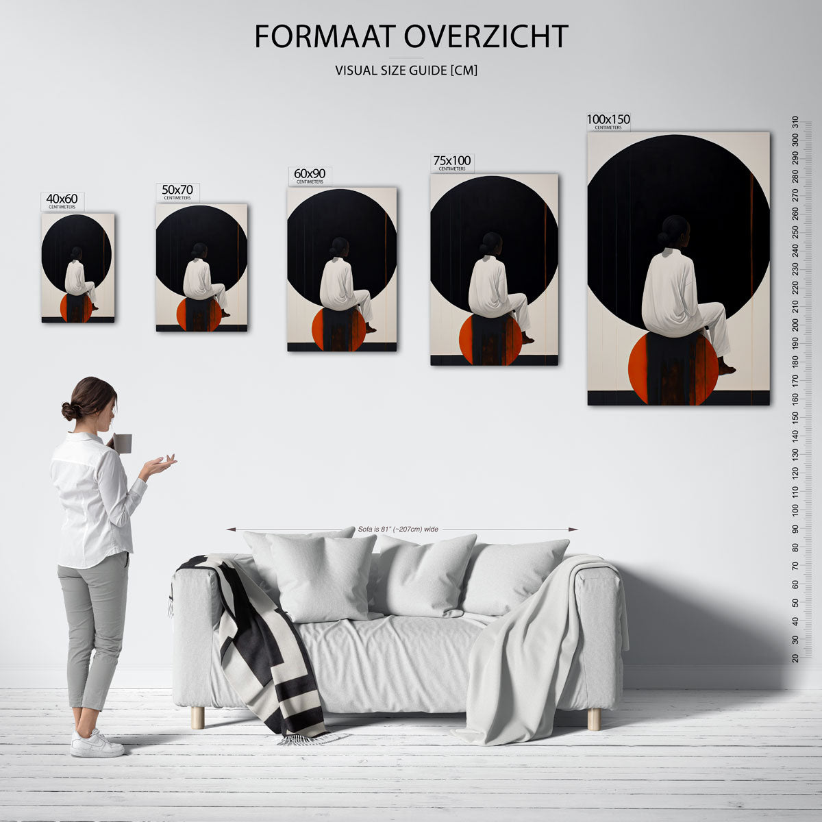 Geometrische figuren Kunstwerk