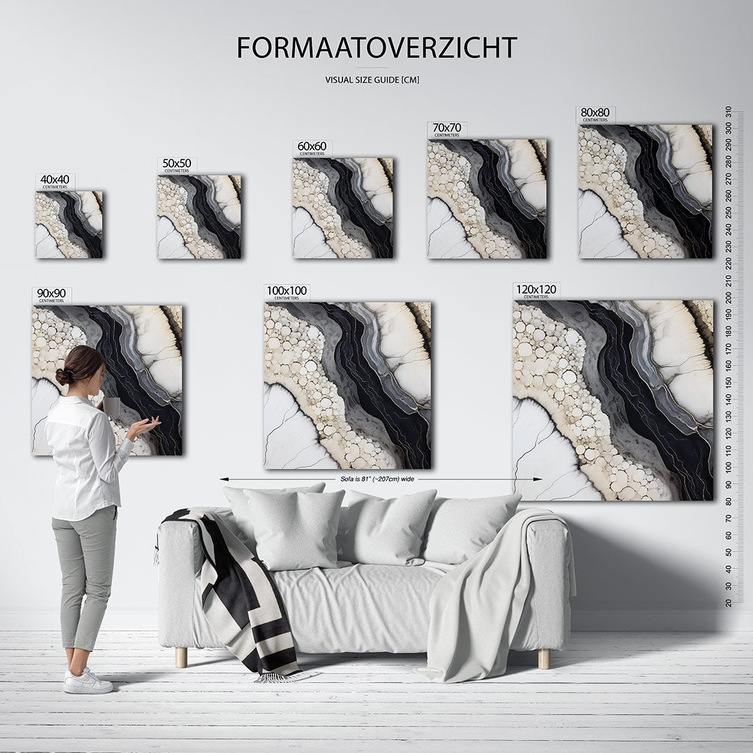 Organische vormen Kunstwerk