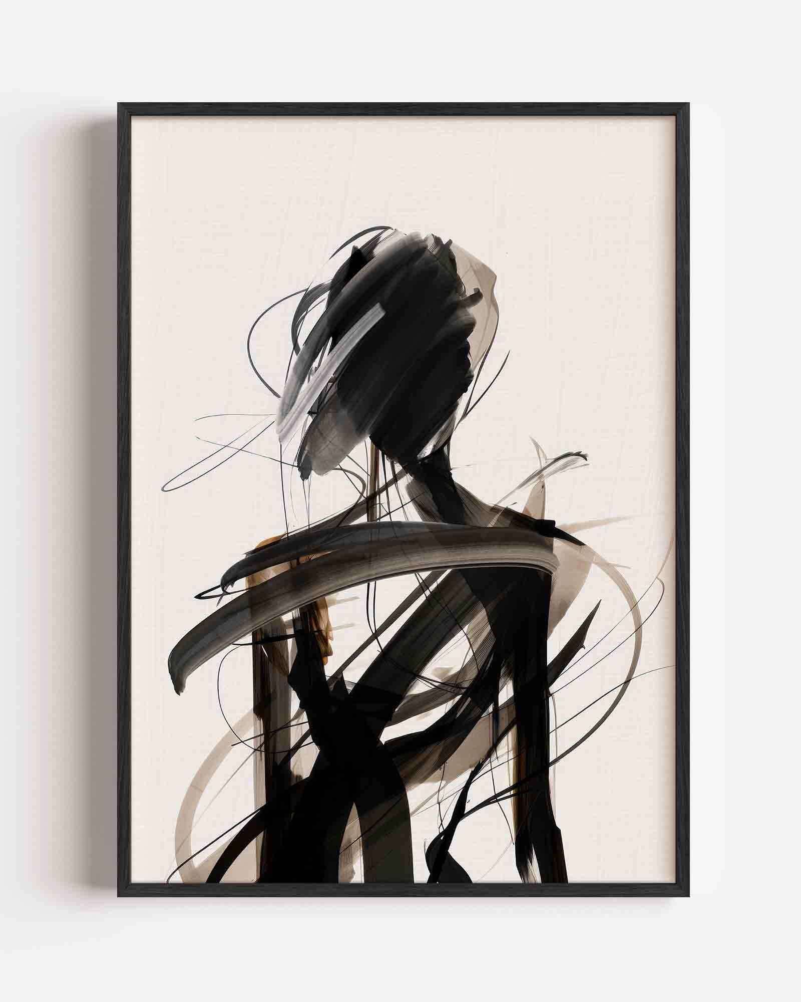 Abstracte figuur Poster
