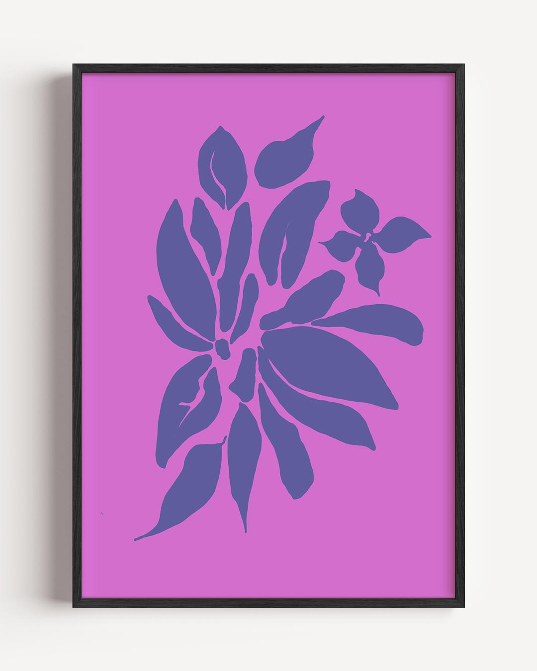 Bloemenpracht in Roze en Paars Poster-WallArtistic
