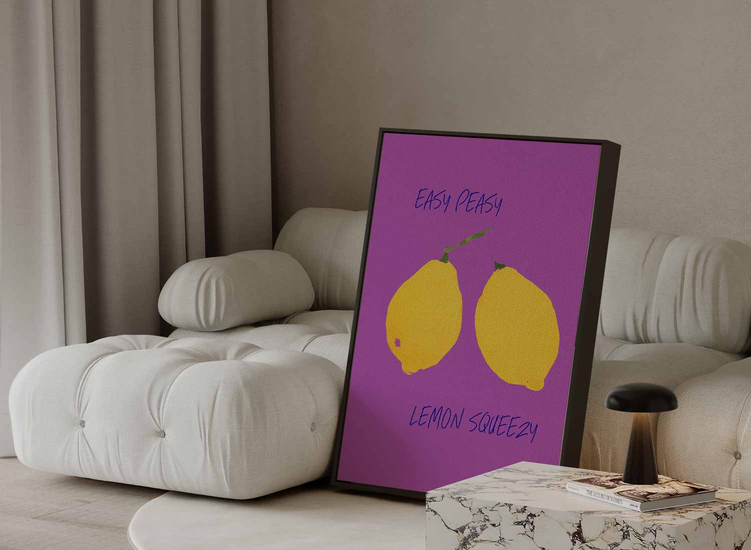 Easy Peasy Lemon Squeezy Poster